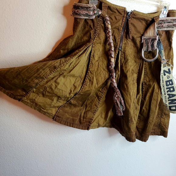 Z Brand green grunge skirt Size M - Picture 2 of 7